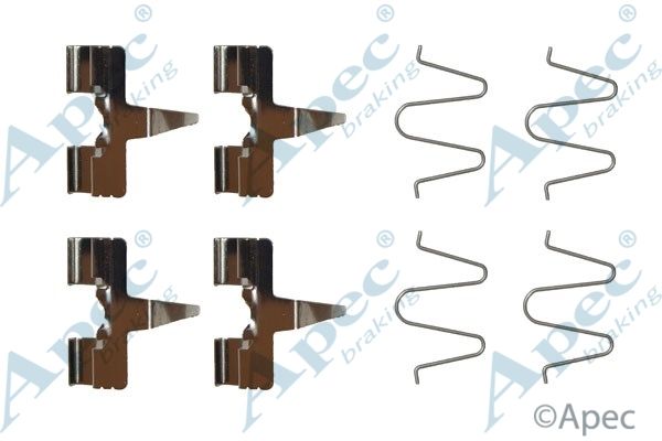 APEC BRAKING Lisakomplekt, ketaspiduriklotsid KIT324